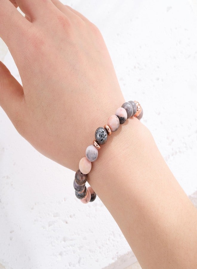 Sanyaa 75th Birthday Gifts for Women Bracelets 75 Year Old Natural Stones Happy Birthday Bracelets for Women (75th) - Image 3